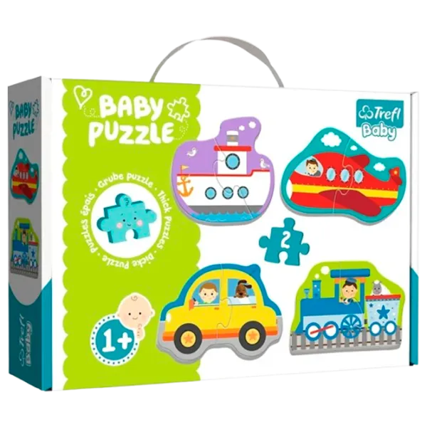 Puzzle Trefl Means of transportation 5+/ Количество деталей: 8 photo 1