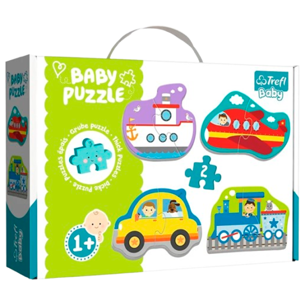 Puzzle Trefl Means of transportation 5+/ Количество деталей: 8 photo 1