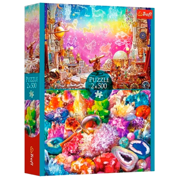 Puzzle Trefl Cosmos and crystals 5+/ Numărul de piese: 1000 photo 1