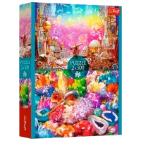 Puzzle Trefl Cosmos and crystals 5+/ Numărul de piese: 1000