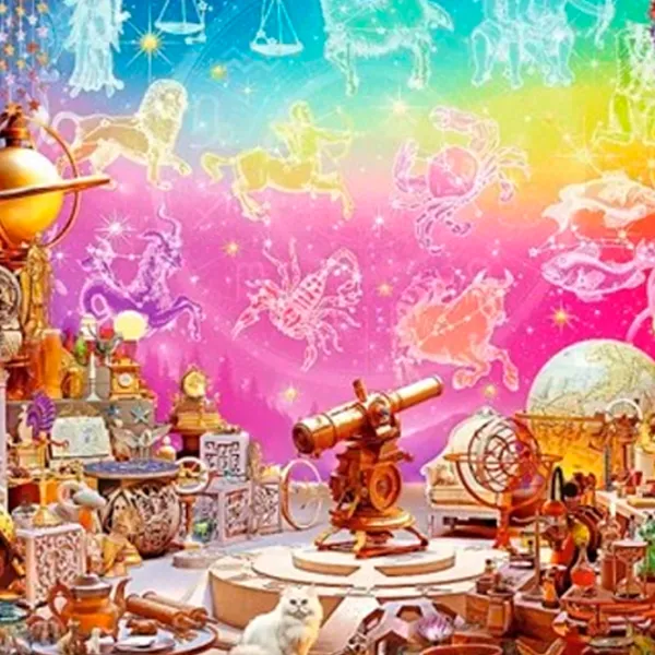 Puzzle Trefl Cosmos and crystals 5+/ Numărul de piese: 1000 photo 3