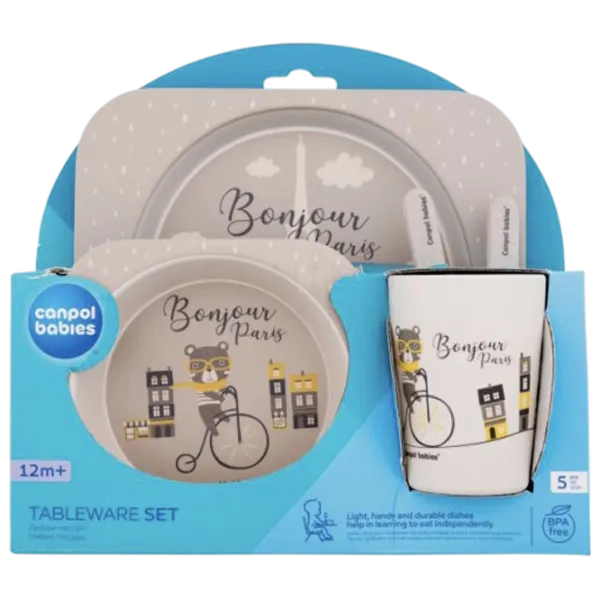 Набор Canpol Babies 9/227 Унисекс / 12+ / Бежевый photo 1