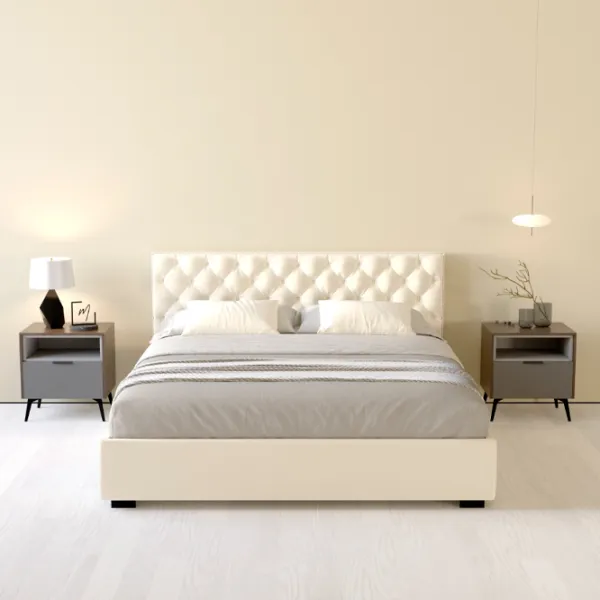 Кровать My-Style my-Mona 160 x 200 см / Фанера / Светло-Бежевый photo 6