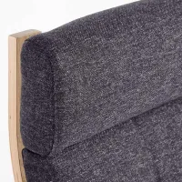 Кресло Ikea Poang Beige Тёмно-серый photo 5