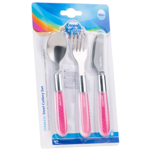 Набор Canpol Babies 9/477 Для девочек / 18+ месяцев / Розовый photo 3