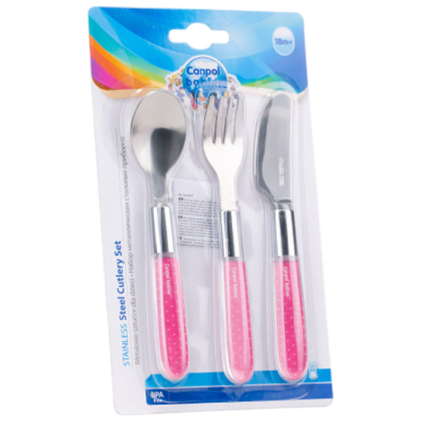 Набор Canpol Babies 9/477 Для девочек / 18+ месяцев / Розовый photo 3