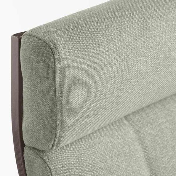 Fotoliu Ikea Poang Dark Brown Light Green photo 5 Fotoliu Ikea Poang Dark Brown Light Green photo 5