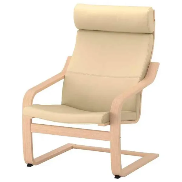Fotoliu Ikea Poang Beige Cream photo 1