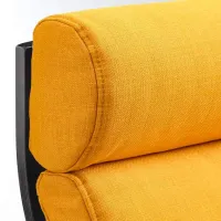 Кресло Ikea Poang Dark Brown Желтый photo 5