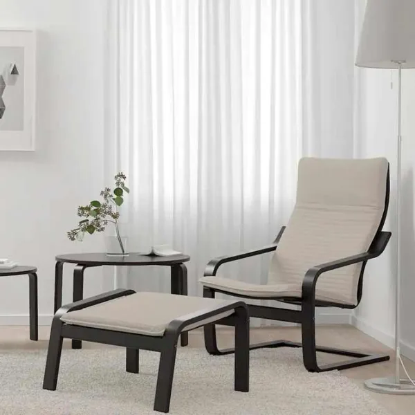 Кресло Ikea Poang Dark Brown Бежевый photo 4 Кресло Ikea Poang Dark Brown Бежевый photo 4