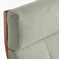 Кресло Ikea Poang Brown Light Green photo 3