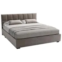 Кровать My-Style my-Kiki 140 x 200 см / Фанера / Тёмно-серый