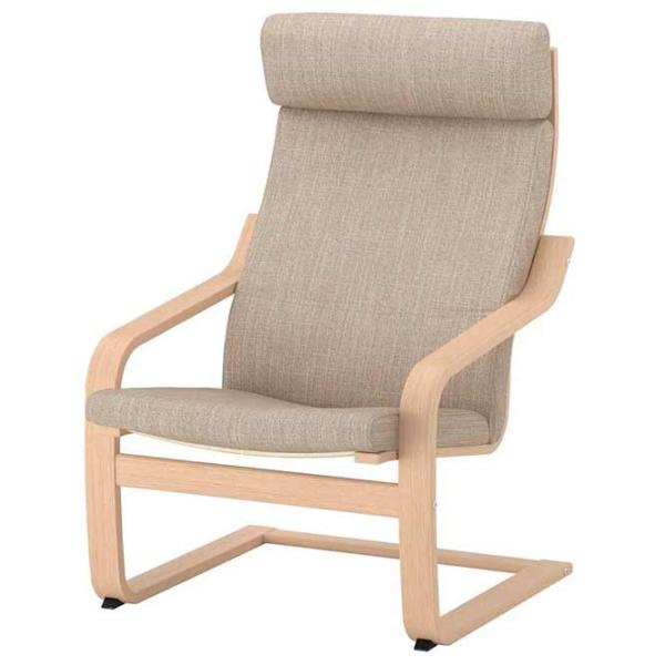 Кресло Ikea Poang Beige Бежевый photo 1 Кресло Ikea Poang Beige Бежевый photo 1