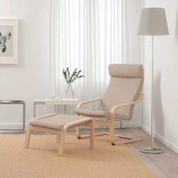 Кресло Ikea Poang Beige Бежевый photo 2 Кресло Ikea Poang Beige Бежевый photo 2