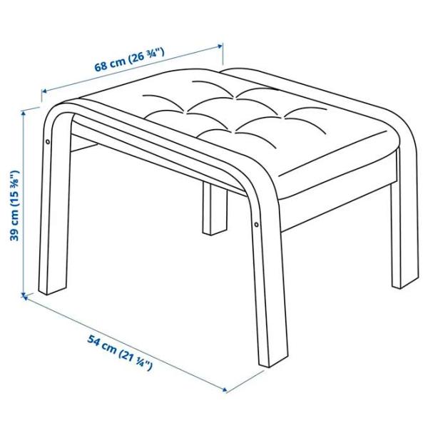 Кресло Ikea Poang Beige Бежевый photo 7 Кресло Ikea Poang Beige Бежевый photo 7