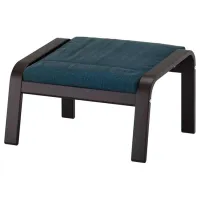 Fotoliu Ikea Poang Dark Brown Dark Blue photo 4