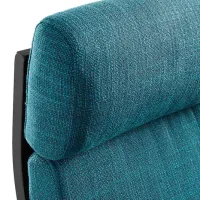 Fotoliu Ikea Poang Dark Brown Dark Blue photo 5