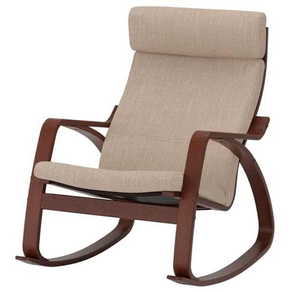 Кресло качалка Ikea Poang Brown Бежевый photo 1 Кресло качалка Ikea Poang Brown Бежевый photo 1