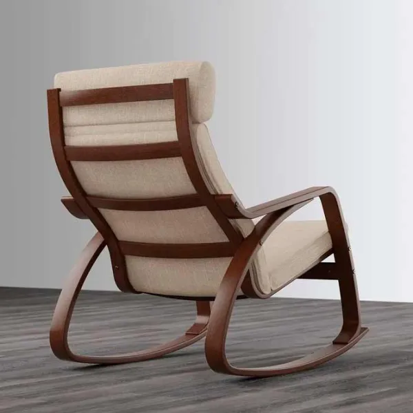 Кресло качалка Ikea Poang Brown Бежевый photo 3 Кресло качалка Ikea Poang Brown Бежевый photo 3