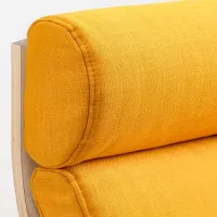 Кресло качалка Ikea Poang Beige Желтый photo 5