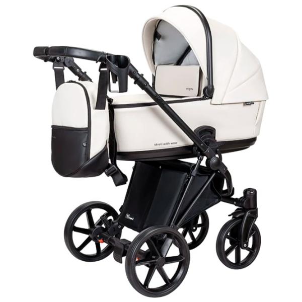 Cărucior pentru copil Angelina Enigma Eco Leather AN.222780/ White photo 1