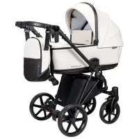 Cărucior pentru copil Angelina Enigma Eco Leather AN.222780/ White