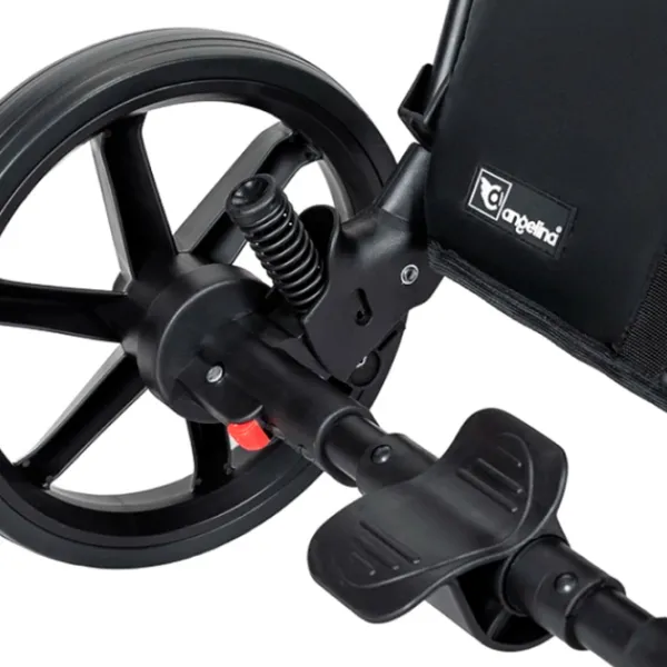 Cărucior pentru copil Angelina Enigma Eco Leather AN.222780/ White photo 4