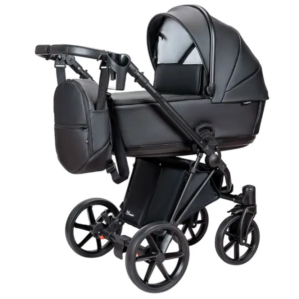 Детская коляска Angelina Enigma Eco Leather AN.222779/ Черный photo 1