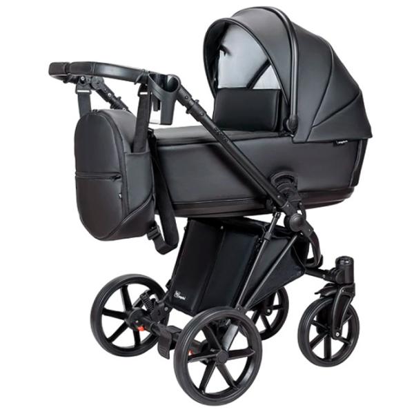 Детская коляска Angelina Enigma Eco Leather AN.222779/ Черный photo 1