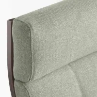 Кресло качалка Ikea Poang Brown Light Green photo 4