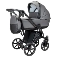 Cărucior pentru copil Angelina Enigma Eco Leather AN.222198/ Grey