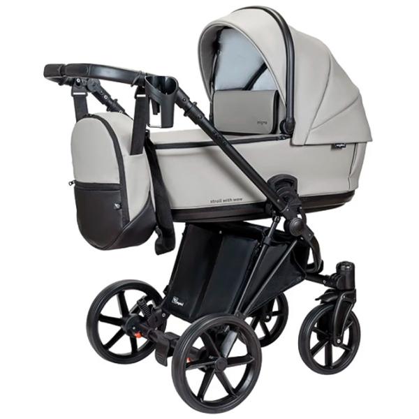 Детская коляска Angelina Enigma Eco Leather AN.222781/ Light Grey photo 1