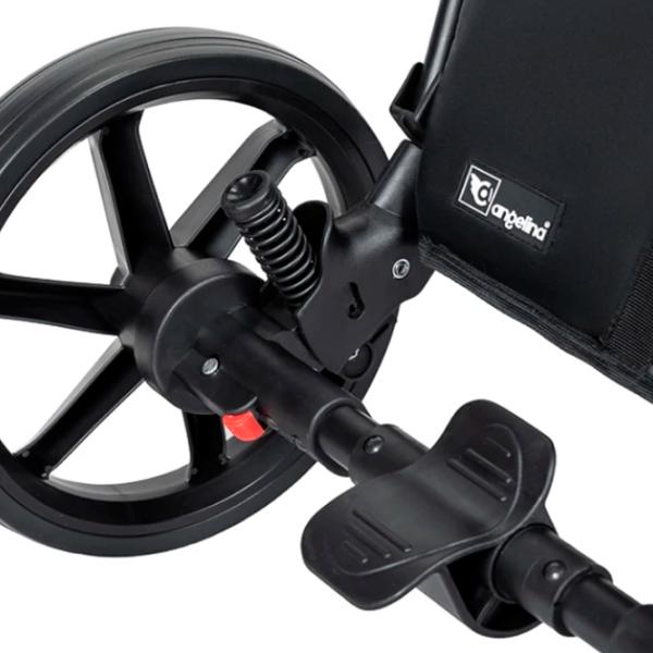 Детская коляска Angelina Enigma Eco Leather AN.222781/ Light Grey photo 4