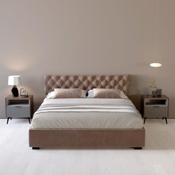 Кровать My-Style my-Mona 200 x 200 см / Фанера / Коричневый photo 6