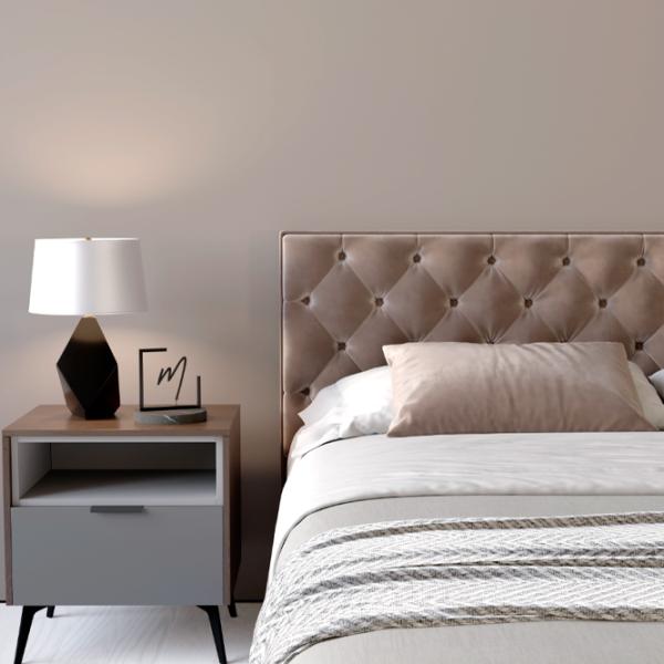 Кровать My-Style my-Mona 200 x 200 см / Фанера / Коричневый photo 7