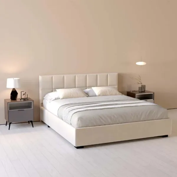 Кровать My-Style my-Kiki 200 x 200 см / Фанера / Кремовый photo 4