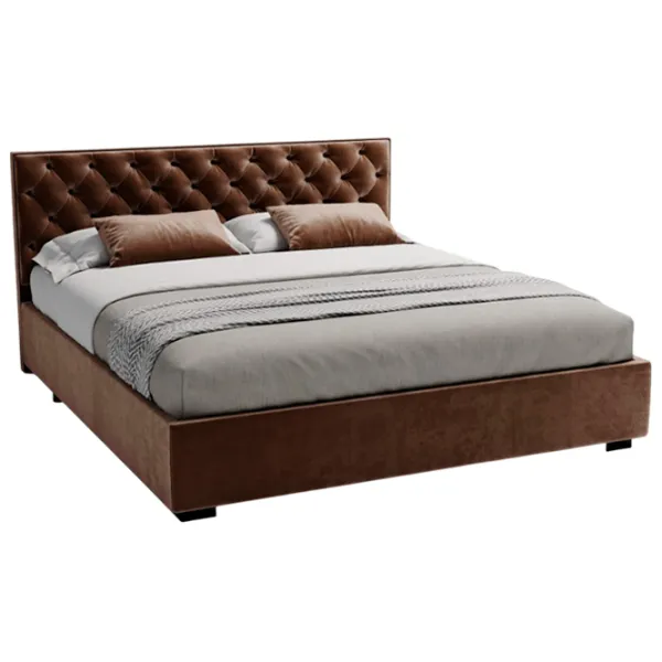 Кровать My-Style my-Mona 120 x 200 см / Фанера / Тёмно-коричневый photo 1