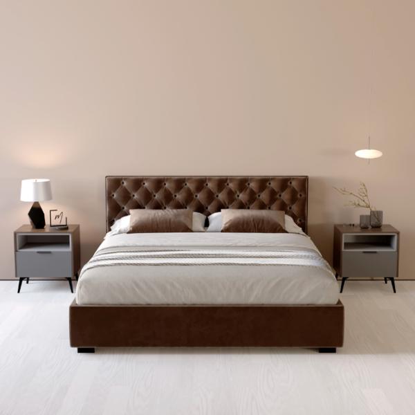 Кровать My-Style my-Mona 120 x 200 см / Фанера / Тёмно-коричневый photo 6