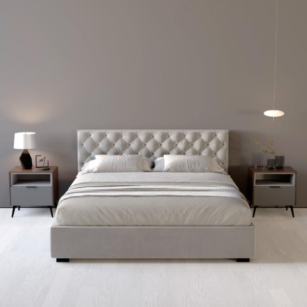 Кровать My-Style my-Mona 160 x 200 см / Фанера / Серый photo 6