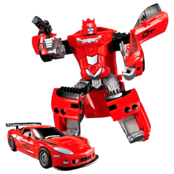 Mașină-transformer ChiToys A5563-25   / / Gray Red photo 1