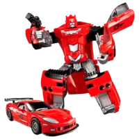 Mașină-transformer ChiToys A5563-25   / / Gray Red