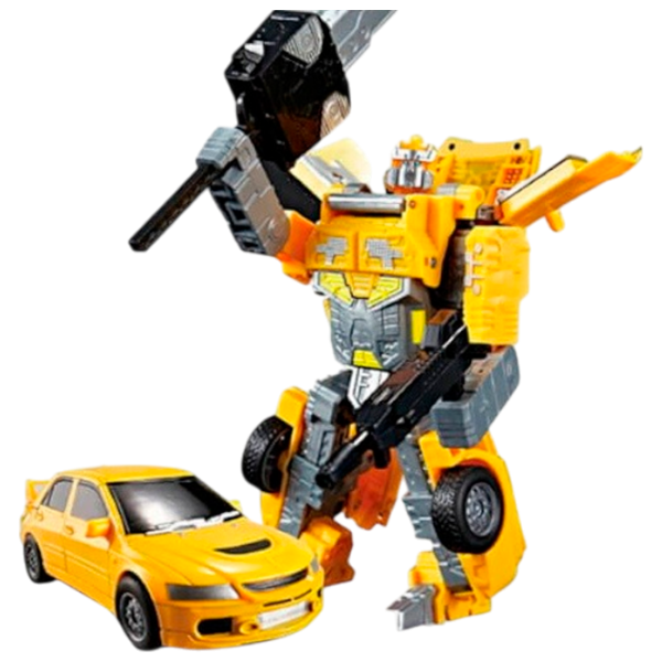 Mașină-transformer ChiToys A5563-26   / / Gray Yellow photo 1