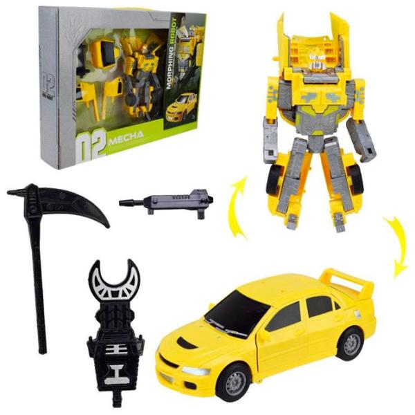 Mașină-transformer ChiToys A5563-26   / / Gray Yellow photo 2