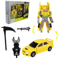 Mașină-transformer ChiToys A5563-26 / / Gray Yellow photo 2