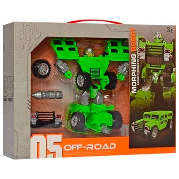 Mașină-transformer ChiToys A5563-29   / / Gray Green photo 4