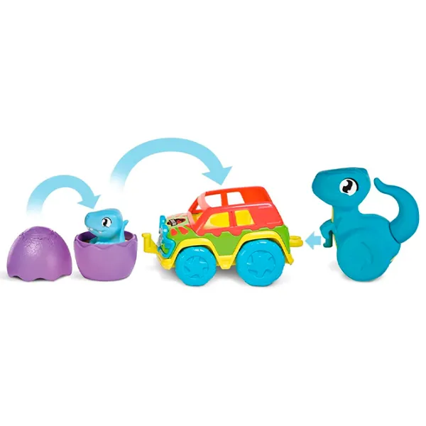 Mașină Tomy Chase & Roll Raptors E73251  / / Yellow Blue photo 5