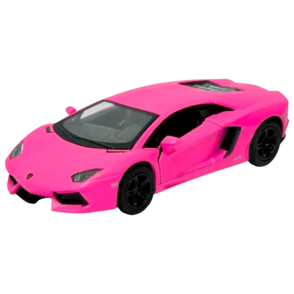 Mașină Kinsmart Matte Lamborghini KT5370  / / Black Pink photo 1