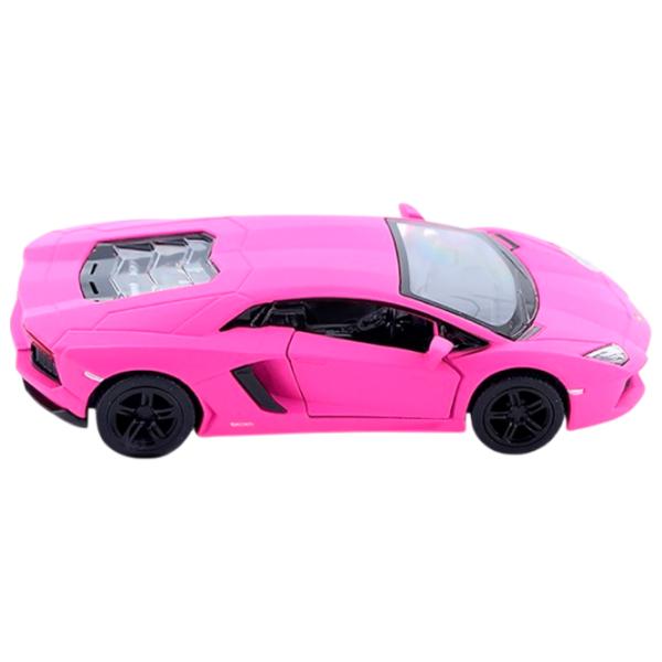 Mașină Kinsmart Matte Lamborghini KT5370  / / Black Pink photo 3