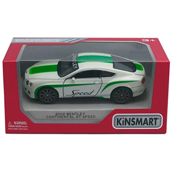 Mașină Kinsmart Bentley Continental KT5369F  / / Green White photo 3