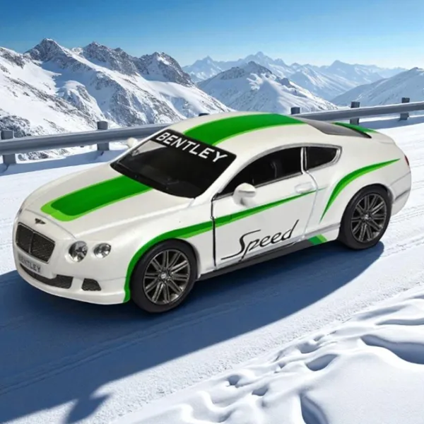 Mașină Kinsmart Bentley Continental KT5369F  / / Green White photo 4